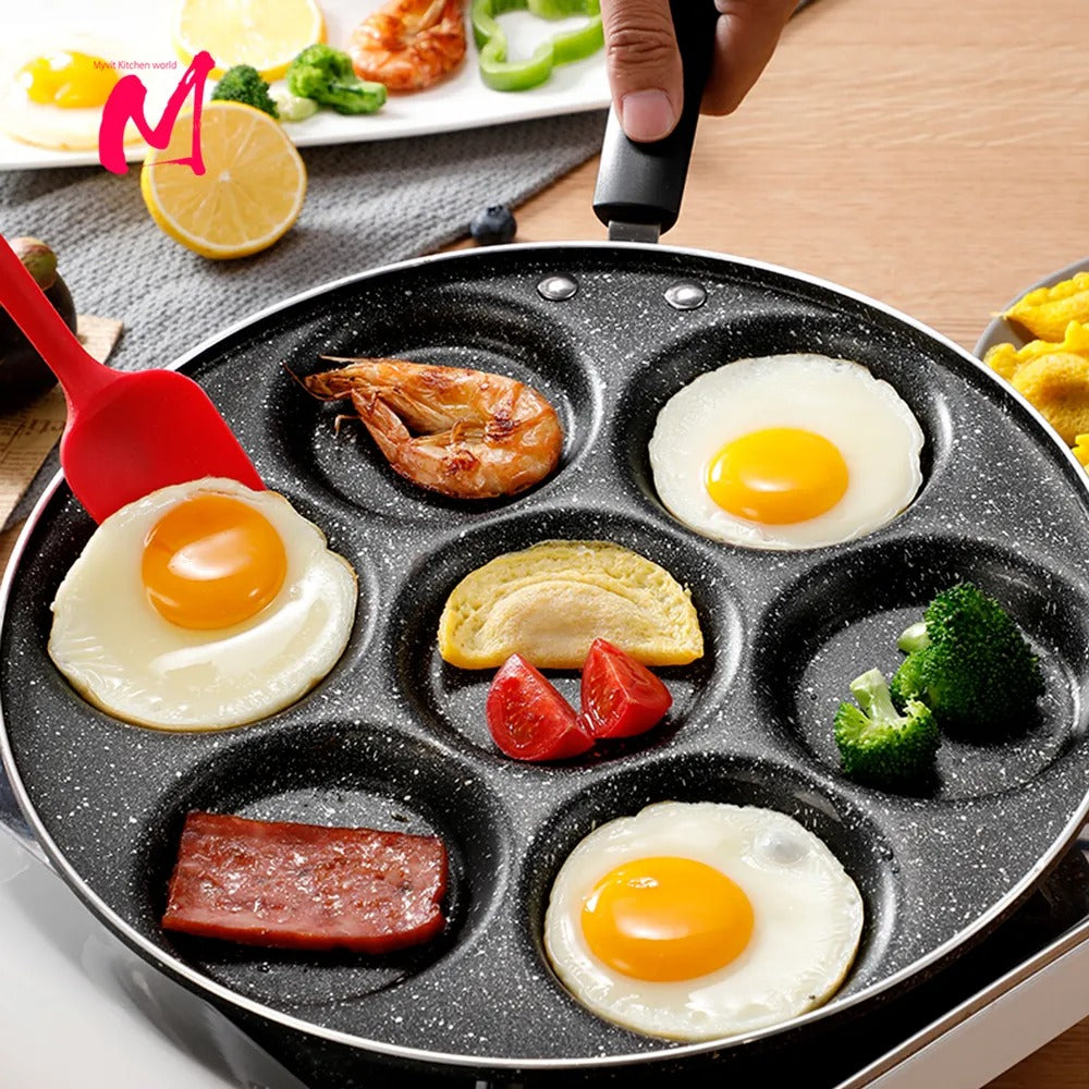 Frying Pan - Separately fry multiple items - 4/7 x separation - Non Stick